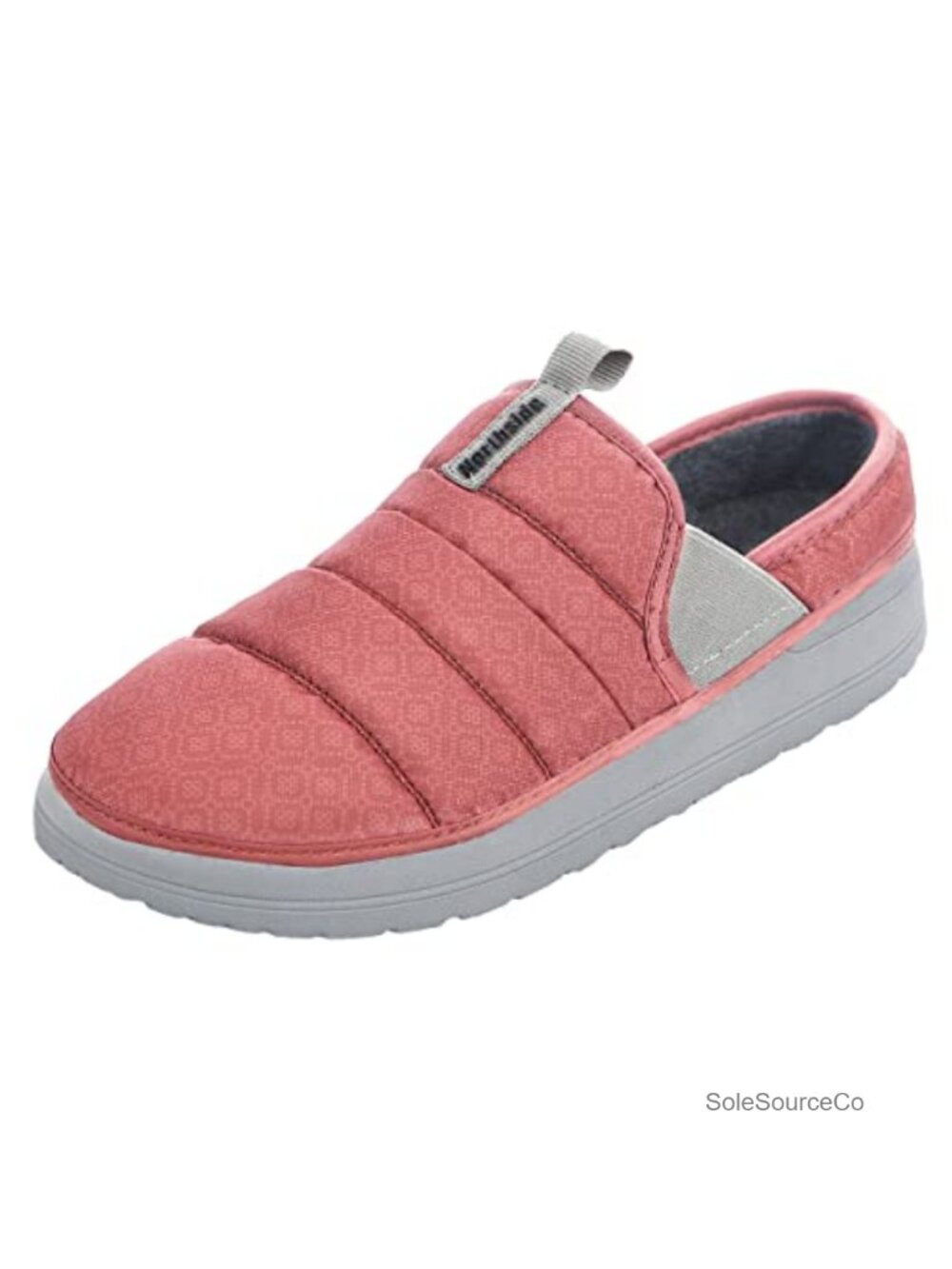 Quilted Fleece Lined Slippers Women's House Shoes Slip On Indoor Outdoor